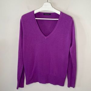 ✨ 3 for $35 ✨ NEXT Purple Knit V Neck Sweater